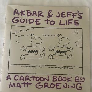 AKBAR & JEFF’S GUIDE TO LIFE   A CARTOON BOOK BY MATT GROENING. 1980s